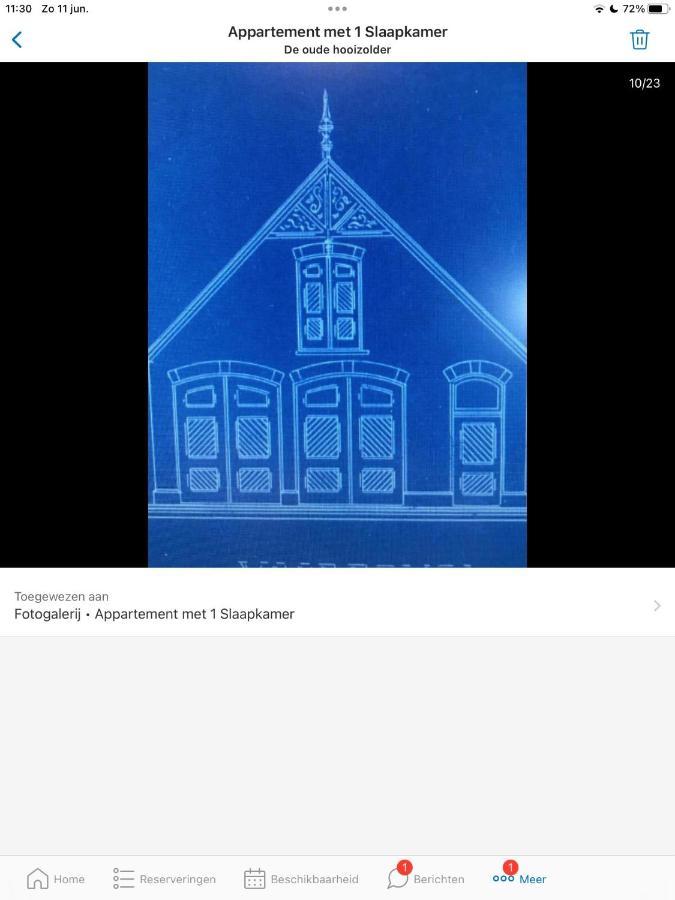 De Oude Paardentramremise Lägenhet Ulrum Exteriör bild